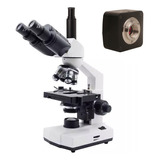 Microscopio Trinocular Di-521t Câmera De 14 Megapixels Usb