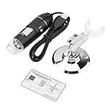 Microscópio USB- 50X-500X 0-3 MP Microscópio LED Ampliador USB Para Computador Com Suporte Para Verificação De PCB Industrial- Avaliação De Joias- Detecção- Etc