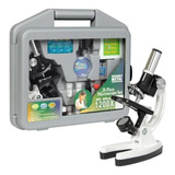 Microscópio Xsp 2xt Kit 300x 600x 1200x Maleta