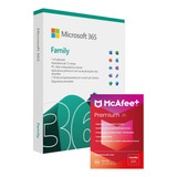 Microsoft 365 Family Mcafee Premium Familia Envio Digital