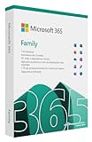Microsoft 365 Family Office 365 Apps 1TB Na Nuvem Por Usuário Até 6 Usuários Assinatura Anual Nova Versão