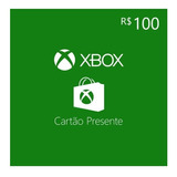 Microsoft Cartão Presente Xbox Gift Card Brasil R 100 Reais