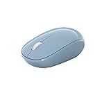 Microsoft Mouse Bluetooth Azul Pastel Design Confortável Uso Direito Esquerdo Roda De Rolagem De 4 Vias Mouse Bluetooth Sem Fio Para PC Laptop Desktop Funciona Com Computadores Mac Windows