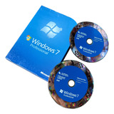 Microsoft Windows 7 Pro 32 E 64 Bits Box Cd Original