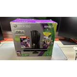 Microsoft Xbox 360 Kinect Slim 250gb Holiday Value Bundle With Kinect Cor Preto