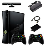 Microsoft Xbox 360 Slim Kinect 2 Controles Hd 250gb Jogos