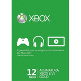 Microsoft Xbox Live Gold 12 Meses Digital