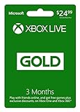 Microsoft Xbox Live Gold   3 Meses   Código 25 Dígitos