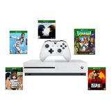 Microsoft Xbox One S 1tb Standard Cor Branco 2021 Jogos