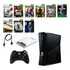 Microsoft Xbox360  Slim Preto + 20 Jogos + Controle E Garantia