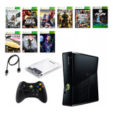 Microsoft Xbox360 Slim Preto