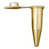 Microtubo Cápsula Pino Epp 0 9ml Interno Dourado C 500 Pçs