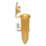 Microtubo Flaconete Conico 1 0 Int 1 5 Ext 1000unid Dourado
