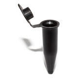 Microtubo Flaconete Conico 1 0 Int 1 5 Ext 1000unid Preto