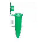 Microtubo Flaconete Conico 1 0 Int 1 5 Ext 1000unid Verde