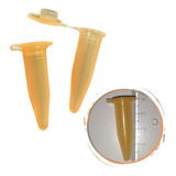 Microtubo Flaconete Pino 1 0ml Laranja Com 1 000 Peças Promo