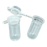 Microtubo Tipo Flaconete Batom Pino 0 7 Int 1 0 Ext Branco