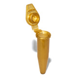 Microtubo Tipo Flaconete Cônico 0 5ml 1 Pct 1000 Dourado