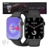 Microwear W29s Series 9 Relógio Smartwatch Unisex Top Caixa Preto Pulseira Preto Bisel Preto Desenho Da Pulseira Silicone