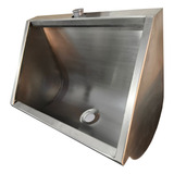 Mictório Individual 40cm Em Aço Inox 304 Escovado