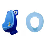 Mictorio Infantil Sapinho Azul A 1 Redutor De Assento Azul