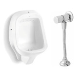 Mictório Sifonado Completo C válv Kit Instalação Louça Icasa