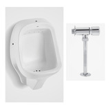 Mictório Sifonado Completo C válv Kit Instalação Louça Icasa