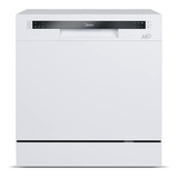 Midea Dwa08b1 Cor Branco 127v 780w Lava Louças 8 Serviços