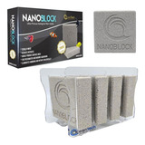 Mídia Biológica Ocean Tech Nano Block 4 Peças Suporte