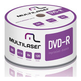 Mídia Dvd r Printable 08x 4 7 Gb Multilaser Dv052
