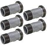 Midline Valve HTUH1200 5 Barra Giratória Reta De 2 5 Cm Conexões De Aço Galvanizado Pacote Com 5 