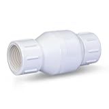 Midline Valve Válvula De Verificação Em PVC Para Prevenção De Refluxo De 1 9 Cm FIP Plástico Branco 4I2U34 