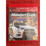 Midnight Club Los Angeles Complete Edition Ps3 Mídia Física 