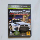 Midnight Club Los Angeles Xbox 360 Original Seminovo