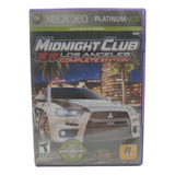 Midnight Clube Los Angeles Original Xbox 360 Mídia Física
