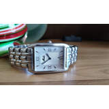 Mido Tank Bracelete Safira Swiss Made Guilhoch Raro Coleção
