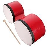 Mikinona 1 Conjunto ô Instrumento De Percussão Baquetas Para Crianças De 9 A 12 Anos Tambores Infantis Tambores Para Crianças Bateria Baby Bongo Pandeiro Criança Pequena Madeira Adulto