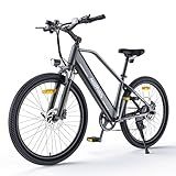 MileTrail1 26- Bicicleta Elétrica Para Adultos Com Sensor De Par E Travões Hidraúlicos- Autonomia De 100 Km- Bateria Removível 36 V 13 AH- Velocidade De 25 KM-H- Mountain E-Bike Para Deslocamentos E