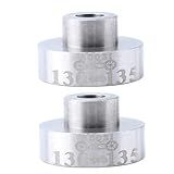 Milisten 2 Peças Adaptador De Cubo Traseiro 130 135 Conversão De Cubo Traseiro Através Do Eixo Adaptador Tampas De Extremidade Bicicletas Conversor De Cubo Traseiro Trampolim Para Cubo De Bicicleta