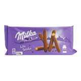 Milka Lila Sticks Biscoito Palito De Chocolate Ao Leite 112g