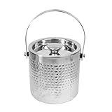 Mimo Style Balde De Gelo Inox Martelado 1 6 Litros