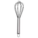 Mimo Style Batedor De Ovos E Massas Fouet- Cabeça De Silicone E Cabo Em Inox De Excelente Durabilidade- Para Diversas Receitas- Massas De Bolo- Tortas- Pães- Cremes E Claras Em Neve- SN914X B-