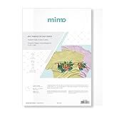 Mimo Transfer Imprimível Tecidos Claros Mimo A4 5 Folhas Ideal Para Criar Estampas Personalizadas Fixação Permanente Lavável Qualidade Profissional E Ótima Aderência