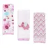 Minasrey Paninho De Boca Bebe Fralda Bordado 100  Algodão 3 U Rosa