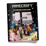 Minecraft 2024 Álbum Capa Cartão 6 Envelopes Panini