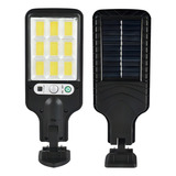 Mini 108w F ssen Solar Led Preto Luminária Solar Poste Rua Parede Refletor Sensor Com Controle Remoto Luz Branca Fria