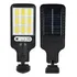 Mini 108w Füssen Solar Led Preto Luminária Solar Poste Rua Parede Refletor Sensor Com Controle Remoto Luz Branca Fria