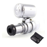 Mini 60x Microscópio De Bolso Joias Lupa Lupa Vidro