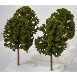 Mini Árvore 11cm Escala Maquete Diorama E Trem Ax 1:43