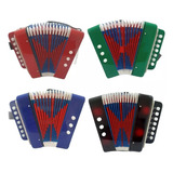 Mini Acordeon Sanfona Infantil 3 Baixos Brinquedo